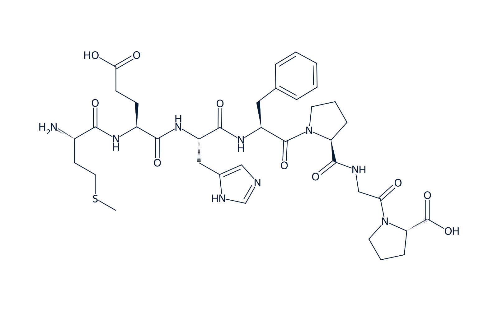 Chemical structure of Semax