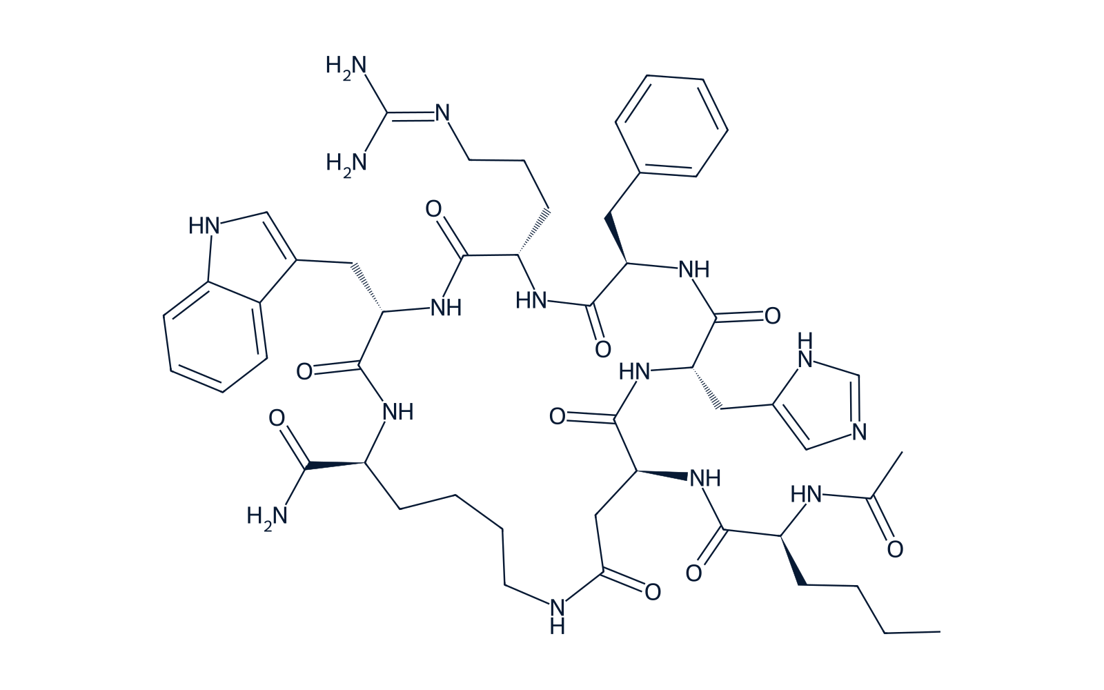 Chemical structure of MT2