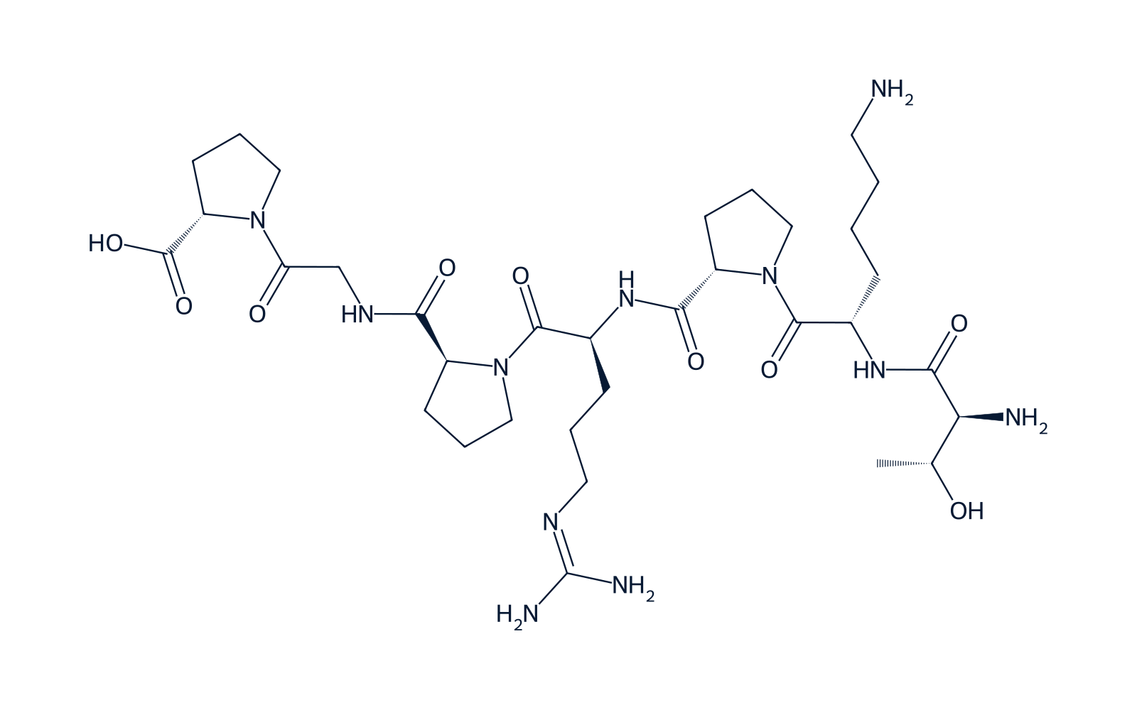 Chemical structure of Selank